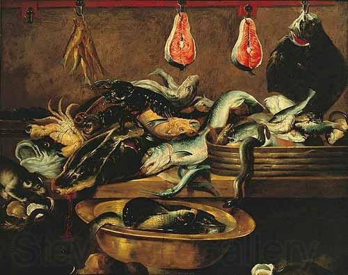 Frans Snyders Fish stall